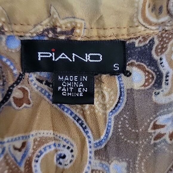 Piano long sleeved top Size S - Picture 10 of 13